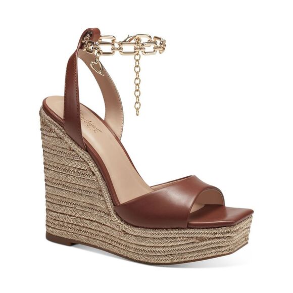 THALIA SODI Shoes - THALIA SODI Womens Brown Clasp 1-1/2" Platform Caden Wedge Shoes 10 M